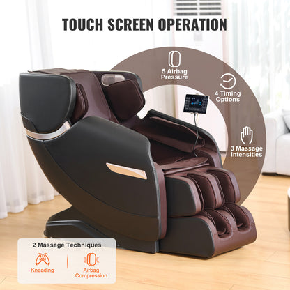 Full Body Massage Chair Zero Gravity 3D Shiatsu Recliner with Sl-Track